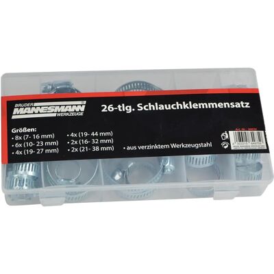 Brüder Mannesmann - Kabelbinderset - Bereik 7-44 mm Brüder Mannesmann - Kabelbinderset - Bereik 7-44 mm