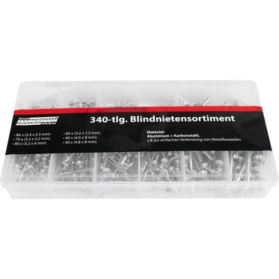 Mannesmann M13045 - Zestaw naprawczych nitów Mannesmann M13045 - Zestaw naprawczych nitów