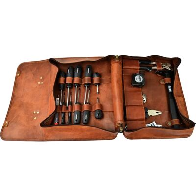 Mannesmann M29048 Borsa porta utensili - Pelle, 25 pezzi Mannesmann M29048 Borsa porta utensili - Pelle, 25 pezzi
