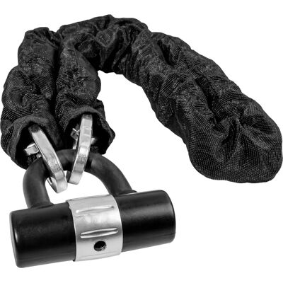 Mannesmann Bike Lock Chain - 1.2m Black - Secure Key Lock Mannesmann Bike Lock Chain - 1.2m Black - Secure Key Lock