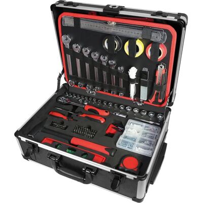 Mannesmann M29076 Kit de Herramientas - 211 Piezas, Maleta de Aluminio Mannesmann M29076 Kit de Herramientas - 211 Piezas, Maleta de Aluminio