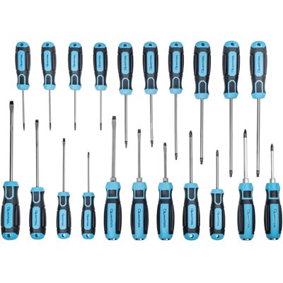 Mannesmann Schraubenzieher-Set - 21 Stück, Schwarz/Blau Mannesmann Schraubenzieher-Set - 21 Stück, Schwarz/Blau