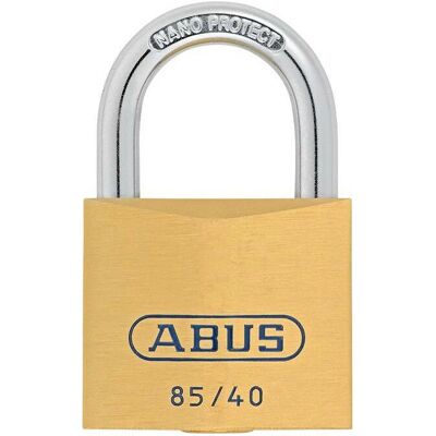 ABUS Messing Vorhängeschloss 85/40 - Vorhangschloss ABUS Messing Vorhängeschloss 85/40 - Vorhangschloss