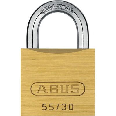 ABUS 02854 Mosiężny zamek - 55/30mm, Poziom bezpieczeństwa 3 ABUS 02854 Mosiężny zamek - 55/30mm, Poziom bezpieczeństwa 3
