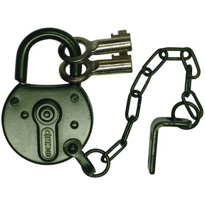 ABUS Schweres Vorhängeschloss mit Kette - Bundeswehr Oliv - 40mm ABUS Schweres Vorhängeschloss mit Kette - Bundeswehr Oliv - 40mm