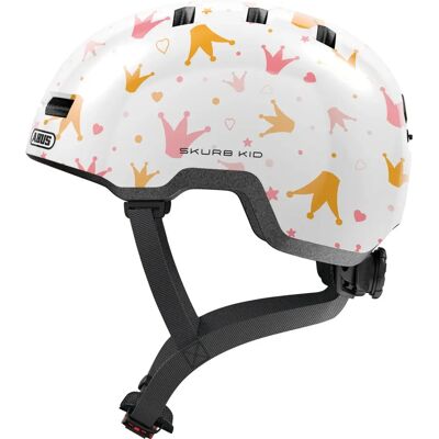 ABUS Skurb Kid Fahrradhelm - Weiß, M, 50-55cm ABUS Skurb Kid Fahrradhelm - Weiß, M, 50-55cm