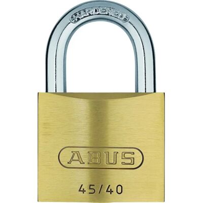 Abus Zamek Wieszany Mosiężny 45/40 z Precyzyjnym Cylindrem Abus Zamek Wieszany Mosiężny 45/40 z Precyzyjnym Cylindrem