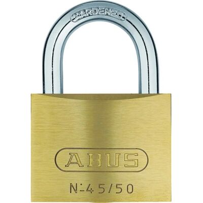 Abus Modell 45/50 Messing Vorhängeschloss - Doppelte Verriegelung - Zuverlässige Sicherheit Abus Modell 45/50 Messing Vorhängeschloss - Doppelte Verriegelung - Zuverlässige Sicherheit