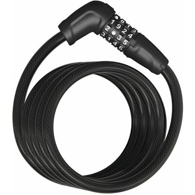 Abus 6512C Tresor Combinatie Kabelslot - Zwart - Kabelsloten Abus 6512C Tresor Combinatie Kabelslot - Zwart - Kabelsloten