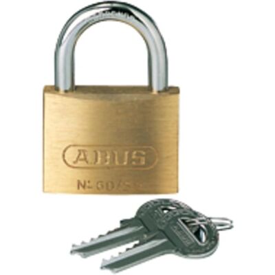 Abus Messing Vorhängeschloss Serie 60, Gleichschließend, 39mm - Vorhängeschloss Abus Messing Vorhängeschloss Serie 60, Gleichschließend, 39mm - Vorhängeschloss