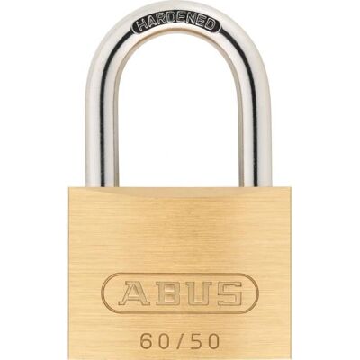 ABUS 60/50 Messing Låse - Dobbelt Lås - 2 Nøgler ABUS 60/50 Messing Låse - Dobbelt Lås - 2 Nøgler