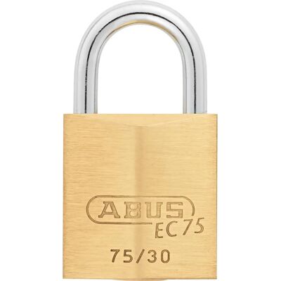 ABUS Messing Vorhängeschloss EC75/30 - Doppel Verriegelung - Messing - Rose - Mittlere Sicherheit ABUS Messing Vorhängeschloss EC75/30 - Doppel Verriegelung - Messing - Rose - Mittlere Sicherheit