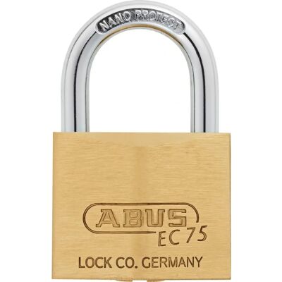 Abus 75/40 Messing Vorhängeschloss - Hochsicherheits Schloss Abus 75/40 Messing Vorhängeschloss - Hochsicherheits Schloss