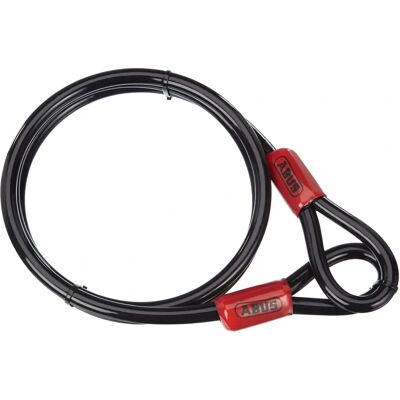 Abus Cobra Stål Kabel 12/180 Svart - Stål kabel Abus Cobra Stål Kabel 12/180 Svart - Stål kabel