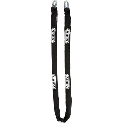 Czarny łańcuch zabezpieczający ABUS - 140cm, 8mm, Hartowana stal Czarny łańcuch zabezpieczający ABUS - 140cm, 8mm, Hartowana stal