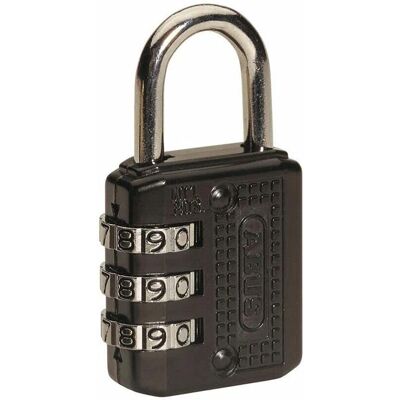ABUS 715/20 Schwarzes Stahl Zink Vorhängeschloss - Schloss ABUS 715/20 Schwarzes Stahl Zink Vorhängeschloss - Schloss