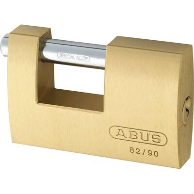 ABUS 82/90mm Messing Monoblock Riegelschloss - Stufe 7 ABUS 82/90mm Messing Monoblock Riegelschloss - Stufe 7