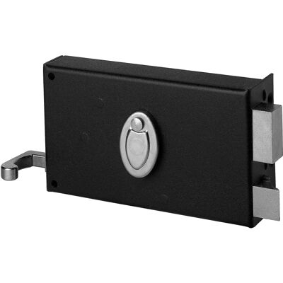 ABUS Cerradura monopunto horizontal - 80x140 mm - Negro ABUS Cerradura monopunto horizontal - 80x140 mm - Negro