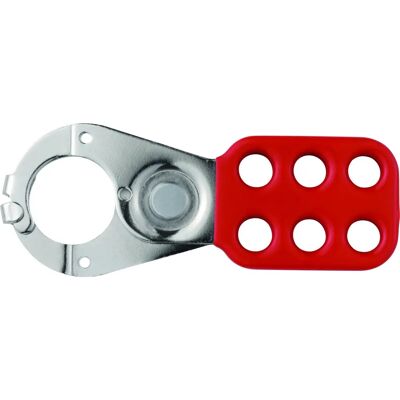 ABUS 33551 Stalowy zatrzask blokujący - Lockout/Tagout - Czerwony ABUS 33551 Stalowy zatrzask blokujący - Lockout/Tagout - Czerwony