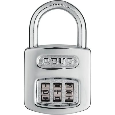 ABUS 160/40 Stahl-Schloss - Zahlenschloss mit 3 Rollen - Vorhängeschloss ABUS 160/40 Stahl-Schloss - Zahlenschloss mit 3 Rollen - Vorhängeschloss