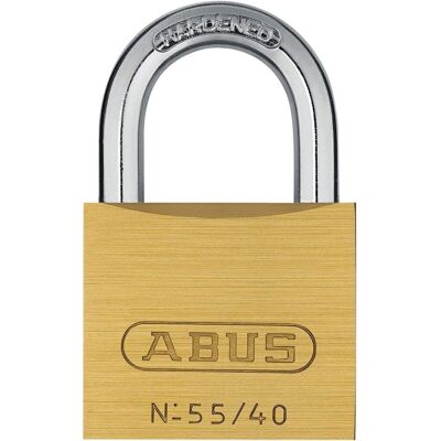 ABUS Brass Padlock 55/40mm Model ABU5540C Security Level 4 ABUS Brass Padlock 55/40mm Model ABU5540C Security Level 4