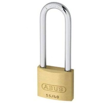 ABUS Brass Padlock Model 5540LS63C - 63mm Shackle ABUS Brass Padlock Model 5540LS63C - 63mm Shackle