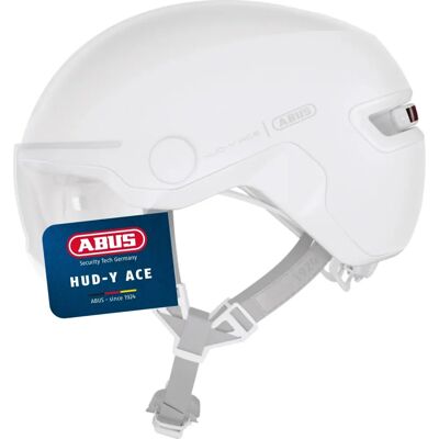 Casco Urbano ABUS HUD-Y ACE - Bianco - Sicurezza & Stile Casco Urbano ABUS HUD-Y ACE - Bianco - Sicurezza & Stile