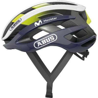 ABUS Airbreaker Helmet - Large - Blue/White (Movistar Team 24) - Cycling Helmet ABUS Airbreaker Helmet - Large - Blue/White (Movistar Team 24) - Cycling Helmet