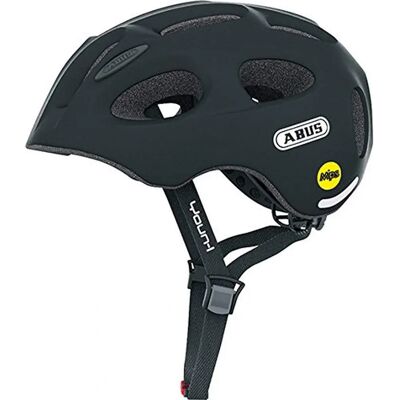 ABUS YOUN-I MIPS Fahrradhelm - Schwarz (Velvet Black) - Sicherheit für Radfahrer ABUS YOUN-I MIPS Fahrradhelm - Schwarz (Velvet Black) - Sicherheit für Radfahrer