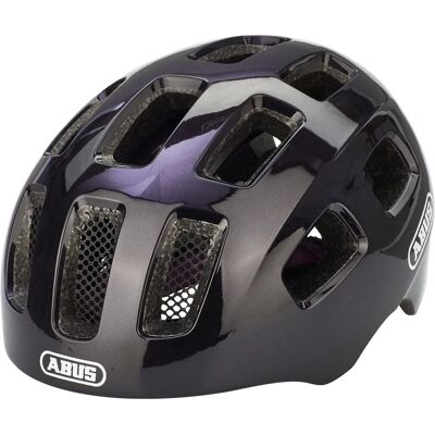 Abus Youn-I 2.0 Fahrradhelm - Schwarz Violett - Helm Abus Youn-I 2.0 Fahrradhelm - Schwarz Violett - Helm