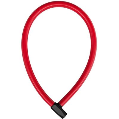 ABUS Acélkábelzár 4408K - 65cm, Piros, Biztonsági szint 2 ABUS Acélkábelzár 4408K - 65cm, Piros, Biztonsági szint 2