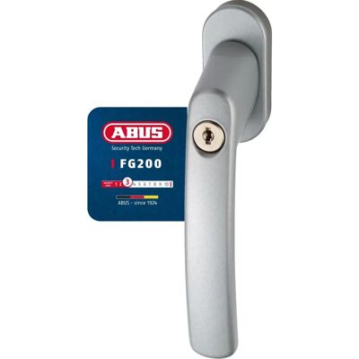 Abus Dk-Fenstergriff,abschließbar FG200, Silber Abus Dk-Fenstergriff,abschließbar FG200, Silber