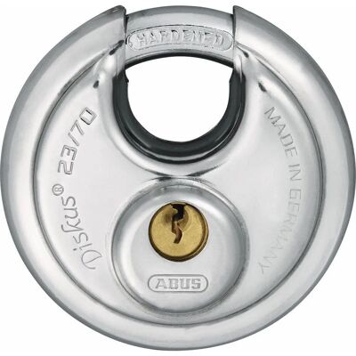 ABUS Disque 23/70 Cadenas de Sécurité en Inox ABUS Disque 23/70 Cadenas de Sécurité en Inox
