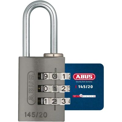 ABUS 20mm Aluminiowa zamykana zamek z kodem - Zamek ABUS 20mm Aluminiowa zamykana zamek z kodem - Zamek