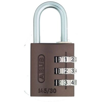 ABUS 145/30 Aluminium Combination Padlock - 30mm - Random Colour ABUS 145/30 Aluminium Combination Padlock - 30mm - Random Colour