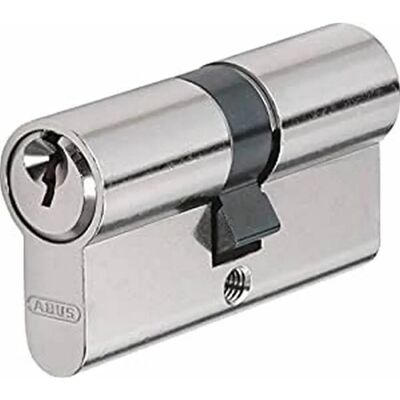 Cilindro profilato Abus E50 nichelato - 30/40 mm, 3 chiavi, 5 pistoni, anti-trapano Cilindro profilato Abus E50 nichelato - 30/40 mm, 3 chiavi, 5 pistoni, anti-trapano