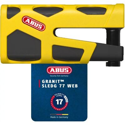 ABUS Granit Sledg 77 - yellow ABUS Granit Sledg 77 - yellow