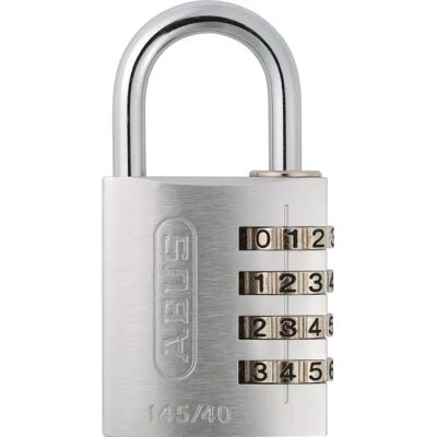 Abus 145/40 Cadenas à combinaison - Aluminium Abus 145/40 Cadenas à combinaison - Aluminium