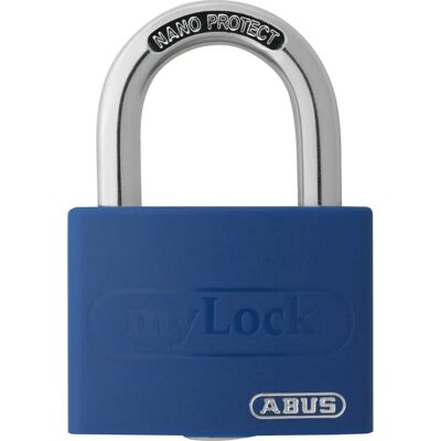 ABUS Niebieski zamek wieszany z aluminium T65AL/40mm - Poziom bezpieczeństwa 5 ABUS Niebieski zamek wieszany z aluminium T65AL/40mm - Poziom bezpieczeństwa 5