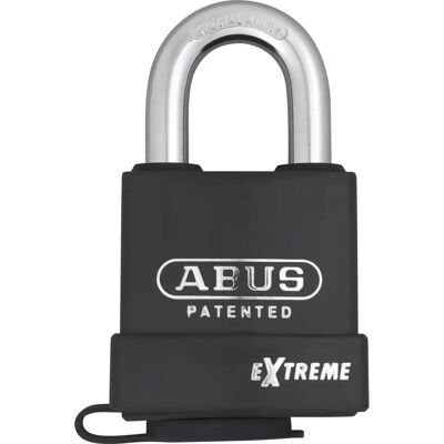 Zamek Abus ze stali hartowanej z wymiennym cylindrem Zamek Abus ze stali hartowanej z wymiennym cylindrem