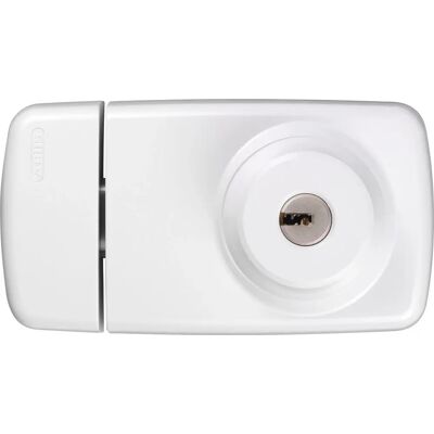 Abus 7025 EK Verrou de porte blanc - Serrure de porte/deadbolt - Publicité Abus 7025 EK Verrou de porte blanc - Serrure de porte/deadbolt - Publicité