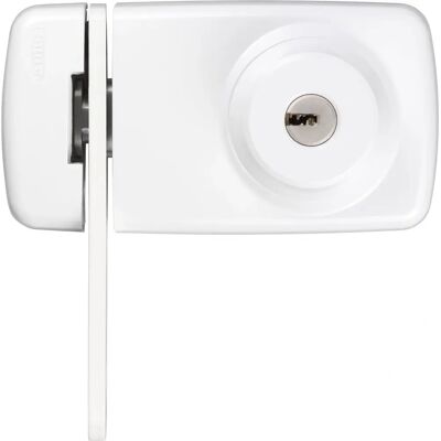Serratura di Sicurezza Abus - 7035 Bianco - Adatta per porte in vetro Serratura di Sicurezza Abus - 7035 Bianco - Adatta per porte in vetro