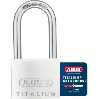 ABUS 64TI/40mm TITALIUM Zamknięcie - Ta Sama Klucz KA6411 ABUS 64TI/40mm TITALIUM Zamknięcie - Ta Sama Klucz KA6411