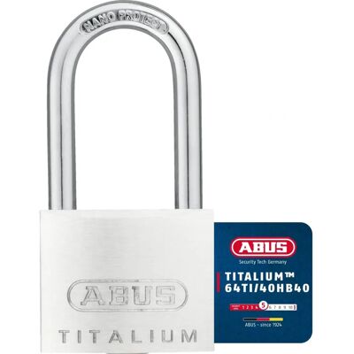 Zamek Abus KA6412 Titalium - Długi Rygiel, Ta Sama Klucz, 40mm Zamek Abus KA6412 Titalium - Długi Rygiel, Ta Sama Klucz, 40mm