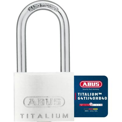 ABUS 64TI/40mm Titalium Vorhängeschloss - Sicherheitsstufe 5 ABUS 64TI/40mm Titalium Vorhängeschloss - Sicherheitsstufe 5