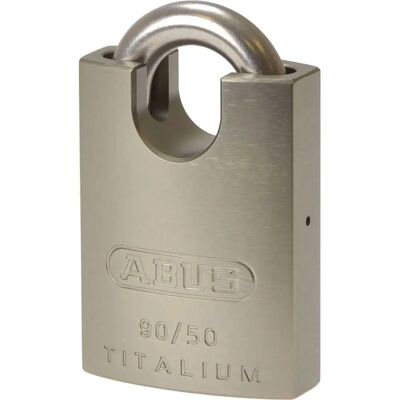 ABUS TITALIUM 90RK/50 Padlock - Marine Grade, Anti-Pick, Rekeyable ABUS TITALIUM 90RK/50 Padlock - Marine Grade, Anti-Pick, Rekeyable