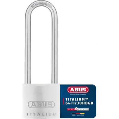 ABUS KA6311 TITALIUM Hængelås - Let aluminiumslegering, Samme nøgle, 30mm x 60mm ABUS KA6311 TITALIUM Hængelås - Let aluminiumslegering, Samme nøgle, 30mm x 60mm