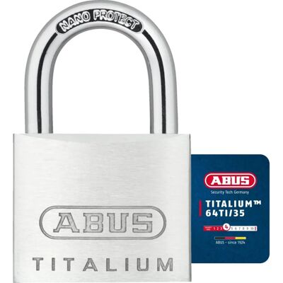 Zamek ABUS 64TI/35mm TITALIUM z identycznym kluczem - Zamek Zamek ABUS 64TI/35mm TITALIUM z identycznym kluczem - Zamek