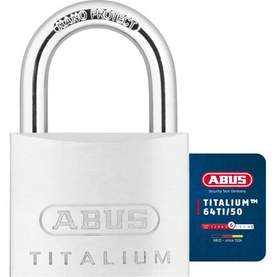 Zamek Titalium ABUS KA6511 50mm - Poziom bezpieczeństwa 5 Zamek Titalium ABUS KA6511 50mm - Poziom bezpieczeństwa 5
