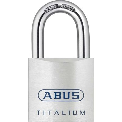 Serrure à combinaison ABUS 80TI/50mm TITALIUM - Sécurité élevée - Publicité Serrure à combinaison ABUS 80TI/50mm TITALIUM - Sécurité élevée - Publicité
